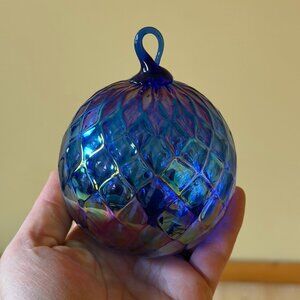VINTAGE Glass Eye Studio Christmas Ornament